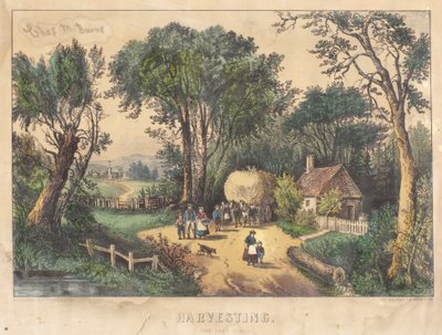 Die Ernte. Die letzte Fuhre von Nathaniel Currier