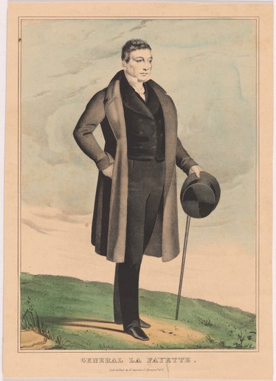 Marquis De Lafayette von Nathaniel Currier