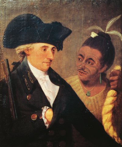 Porträt von Kapitän Charles Clerke (1741-1779), englischer Kapitän und Reisebegleiter von James Cook (1728-1779). Gemälde von Nathaniel Dance-Holland (1735-1811) von Nathaniel Dance Holland