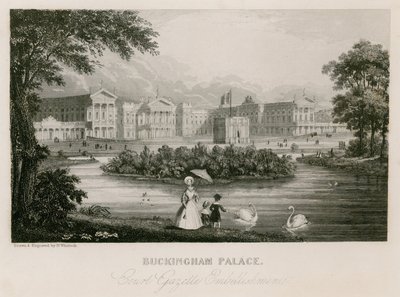 Buckingham Palace von Nathaniel Whittock
