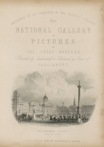 Nationalgalerie der Bilder der großen Meister von Nathaniel Whittock