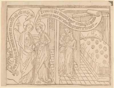 Seite aus "Canticum Canticorum": 2. Ausgabe von Netherlandish 15th Century