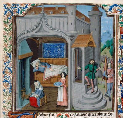 Die Blendung und Heilung von Tobit von Netherlandish School