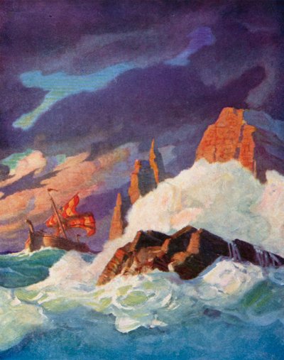 Der Sturm auf dem Firth of Clyde von Newell Convers Wyeth