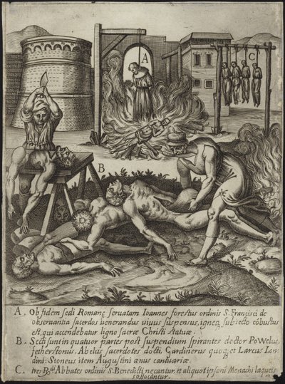 Die Siege der anglikanischen Kirche von Niccolo Circignani