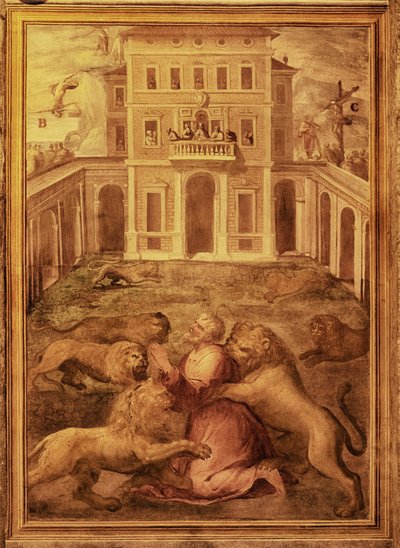 Basilika minor Santo Stefano Rotondo, Santo Stefano al Monte Celio, Basilika di Santo Stefano Rotondo al Celio von Niccolo called Pomarancio Circignani