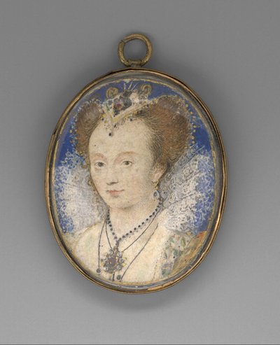 Porträt einer Frau von Nicholas Hilliard