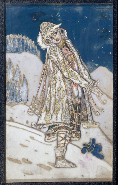 Kostümentwurf für das Theaterstück "Die Schneejungfrau" von Alexander Ostrowski von Nicholas Roerich