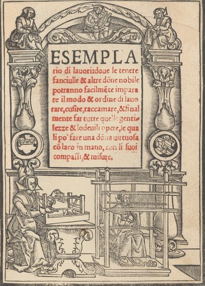 Esemplario di lavori, August 1529 von Nicolò Zoppino