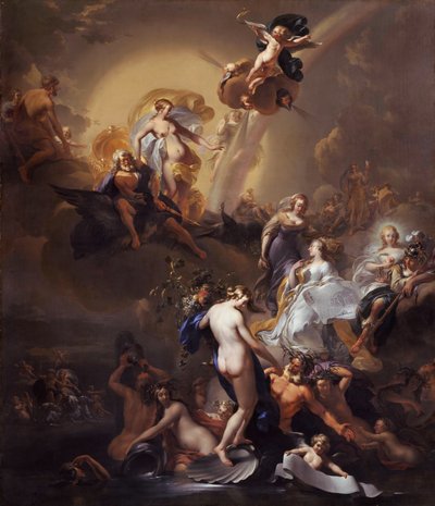 Allegorie auf die Ausdehnung Amsterdams von Nicolaes Pieterszoon Berchem