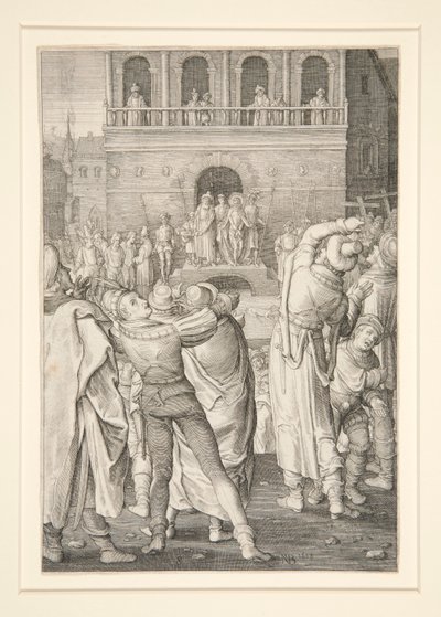 Christus dem Volk gezeigt (Passionsserie) von Nicolaes de Bruyn