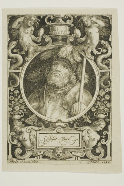 Joshua, Platte vier aus Die Neun Helden von Nicolaes de Bruyn