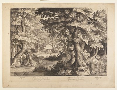 Johannes der Täufer in der Wildnis von Nicolaes de Bruyn