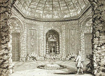 Blick auf eine Grotte, spätes 17. Jahrhundert (Gravur) von Nicolaes the Elder Visscher