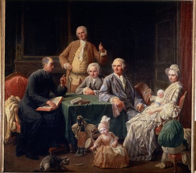 Porträt der Familie Leroy von Nicolas Bernard Lepicie