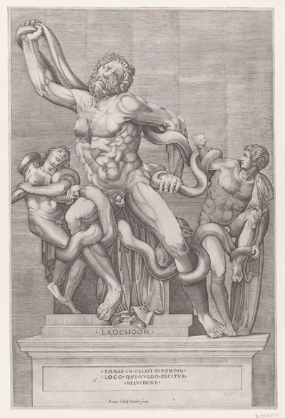 Speculum Romanae Magnificentiae: Laokoon, 16. Jahrhundert von Nicolas Beatrizet