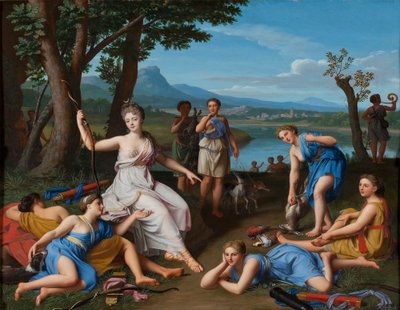 Diana kehrt von der Jagd zurück von Nicolas Colombel