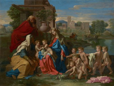 Die Heilige Familie von Nicolas Poussin
