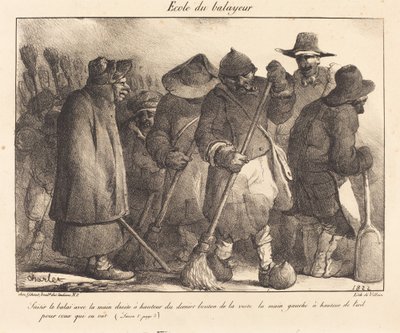 Schule des Straßenkehrers von Nicolas Toussaint Charlet