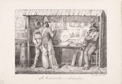 Der Lithographieverkäufer von Nicolas Toussaint Charlet