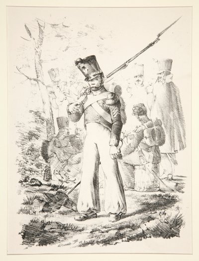 Pause an der von Nicolas Toussaint Charlet