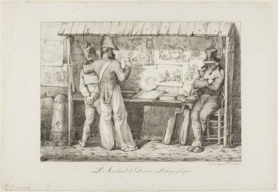 Der Lithographieverkäufer von Nicolas Toussaint Charlet