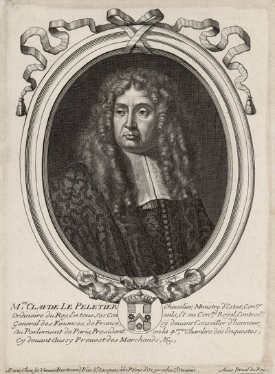 Claude Le Peletier von Nicolas de Larmessin