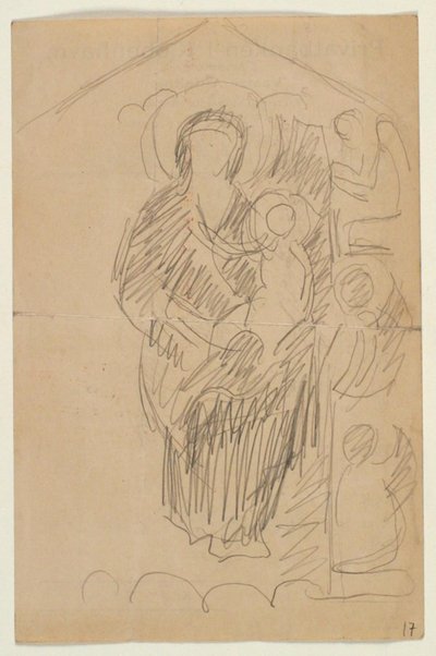 Kopie der gekrönten Maria mit dem Kind von Niels Larsen Stevns