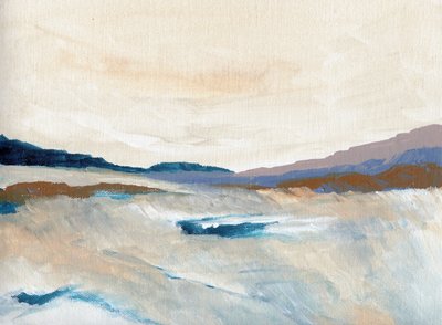 Abstrakte Berggelassenheit von Nikita Jariwala