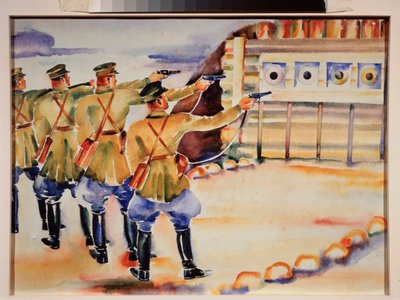 Der Schießstand von Nikolai Dmitrievich Prokhorov