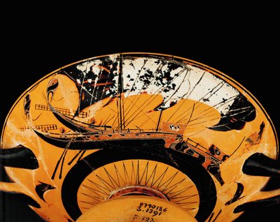 Vorbeifahrende Segelboote von Nikosthenes