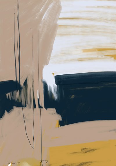 Stiller abstrakter Horizont von Nilesh Kulkarni