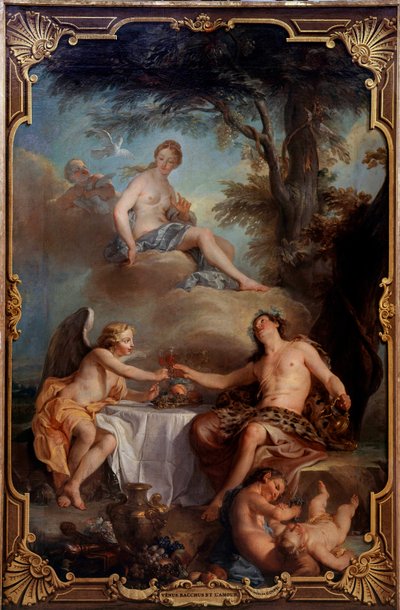 Venus, Bacchus und Amor von Noel Nicholas Coypel