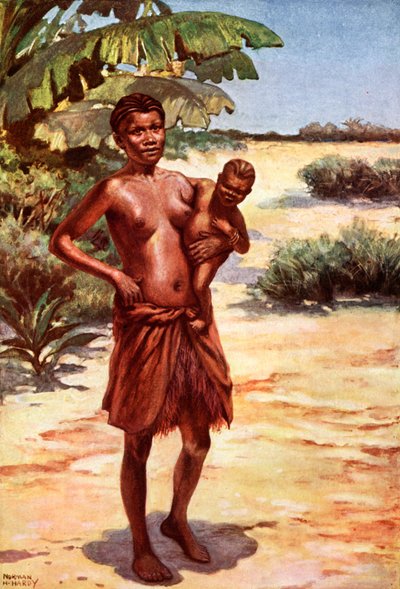 Bambala-Frau: Kwilu-Fluss, Kongo-Freistaat von Norman Hardy