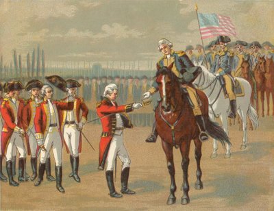 Die Kapitulation von Cornwallis von North American