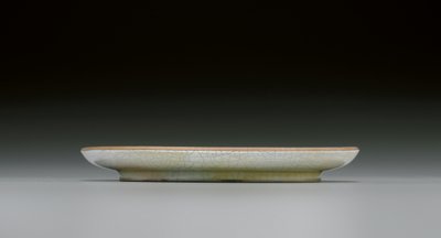 Seltener Ruyao-Teller von Northern Song Dynasty Chinese School