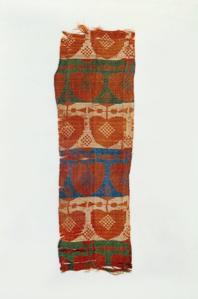 Band mit dekorativen Motiven stilisierter Bäume von Northern Wei Dynasty Chinese School
