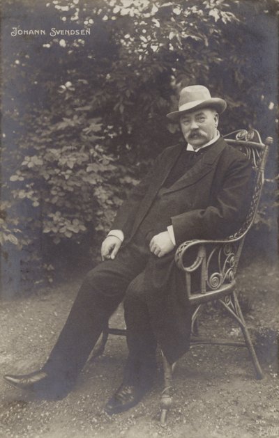 Porträt von Johan Svendsen von Norwegian Photographer
