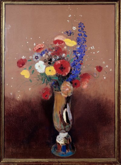 Blumenstrauß von den Feldern von Odilon Redon