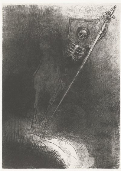 Der Tod zu Pferd von Odilon Redon