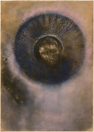 Kopf in einer Aureole von Odilon Redon