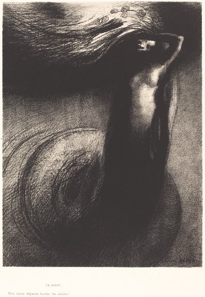 Der Tod: Mein Eisen übertrifft alle anderen! von Odilon Redon