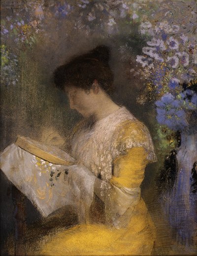 Madame Arthur Fontaine (Marie Escudier, 1865–1946) von Odilon Redon