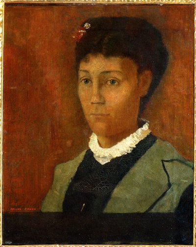 Mme. Odilon Redon, geborene Camille Falte von Odilon Redon