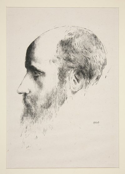 Porträt von Eduard Vuillard von Odilon Redon