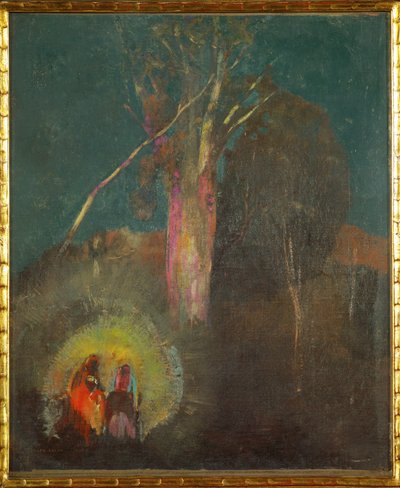 Die Flucht nach Ägypten von Odilon Redon