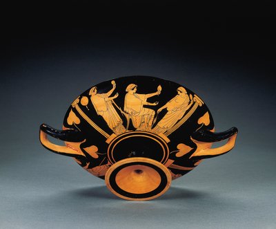 Attische rotfigurige Kylix, ca. 470 v. Chr. von Oedipus Painter (attr. to)