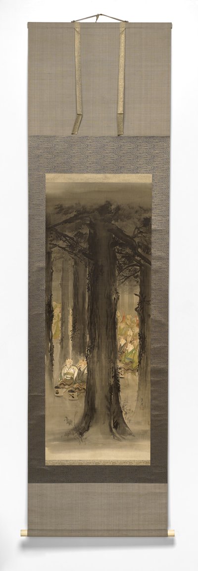 Kitsune No Yomeiri [Die Hochzeit des Fuchses], späte 19. bis frühes 20. Jahrhundert von Ogata Gekko