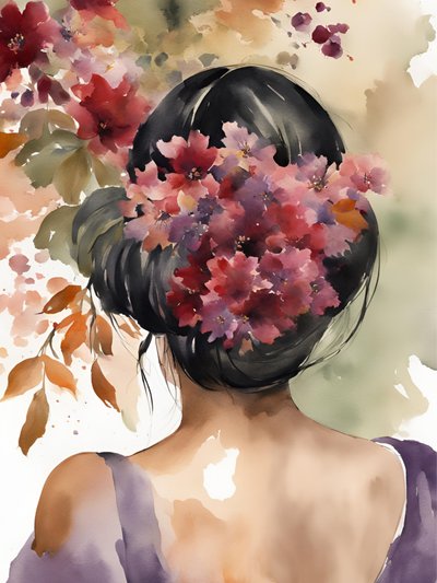 Blumenhaar Gelassenheit von Ohkimiko