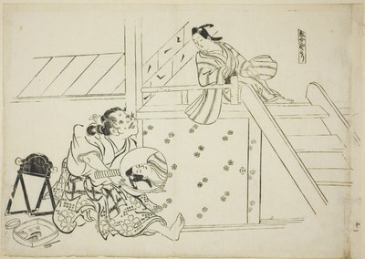 Eine Frau Nomori von Okumura Masanobu